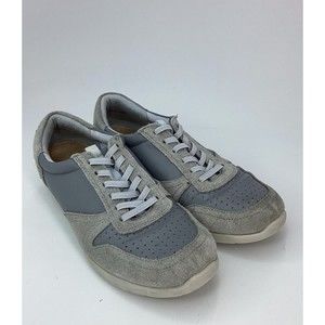 Vionic KARIGAN SNEAKER Leather shoes grey 6.5 orthotic Cushion Lightweight